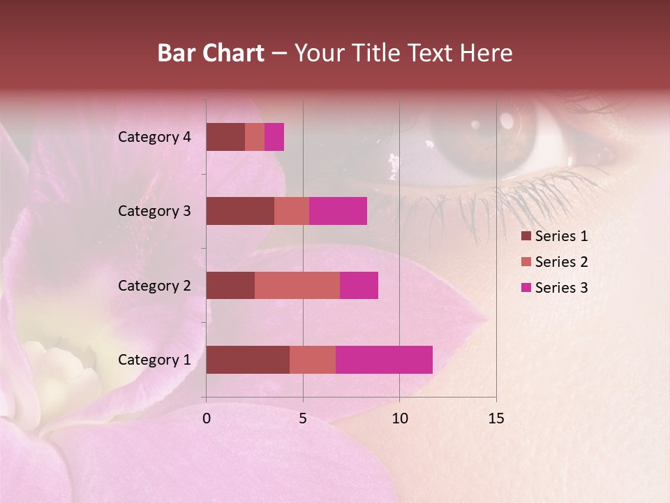 Girl Petal Elegance PowerPoint Template