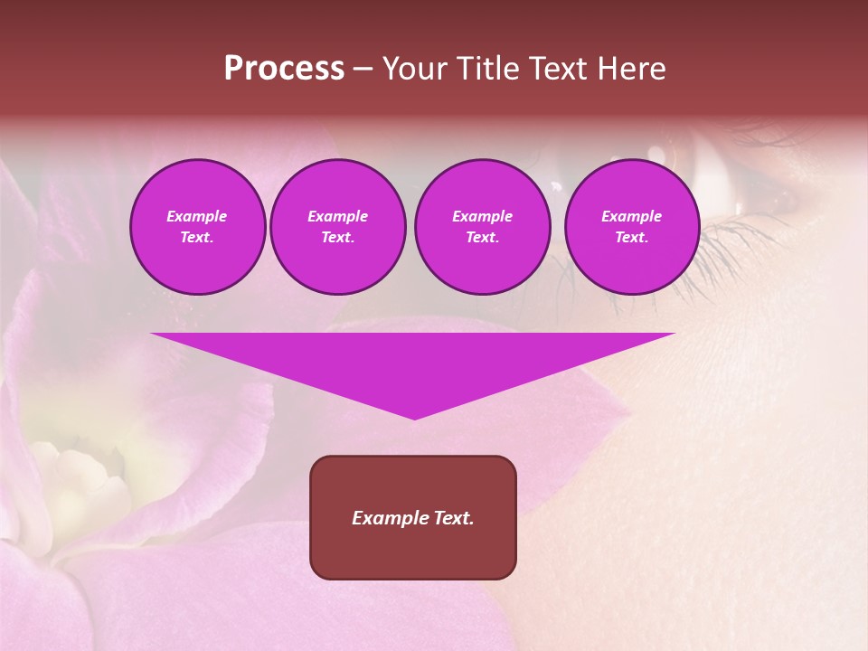 Girl Petal Elegance PowerPoint Template