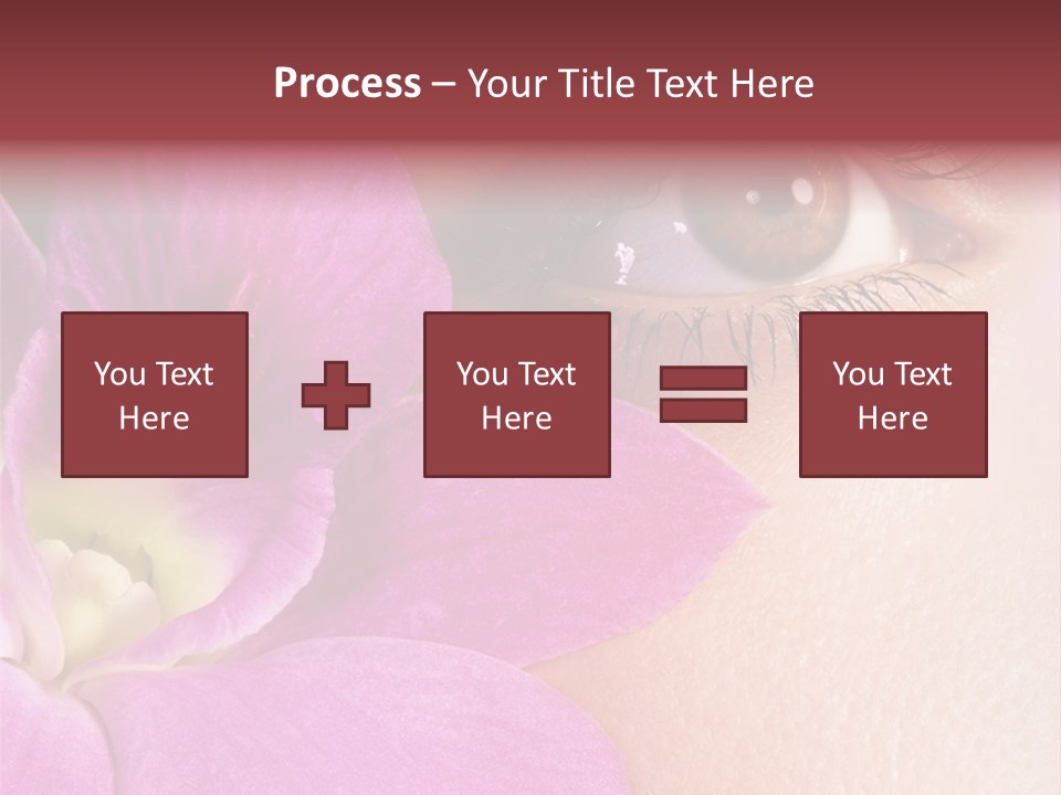 Girl Petal Elegance PowerPoint Template