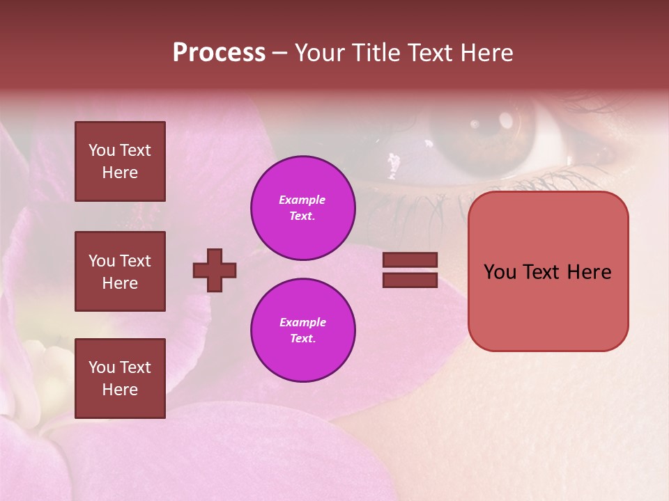 Girl Petal Elegance PowerPoint Template