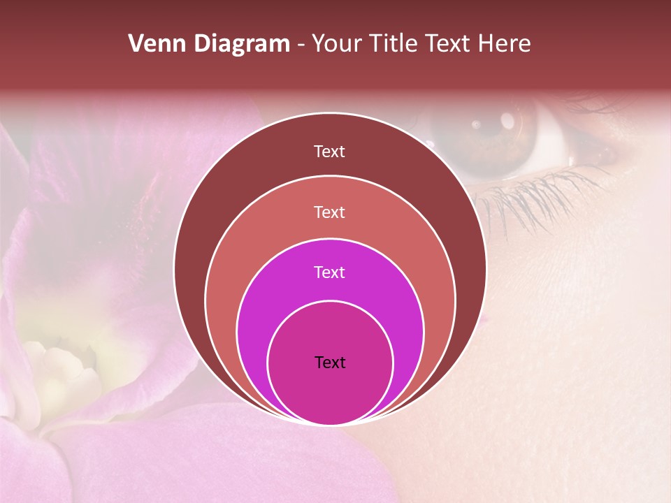 Girl Petal Elegance PowerPoint Template