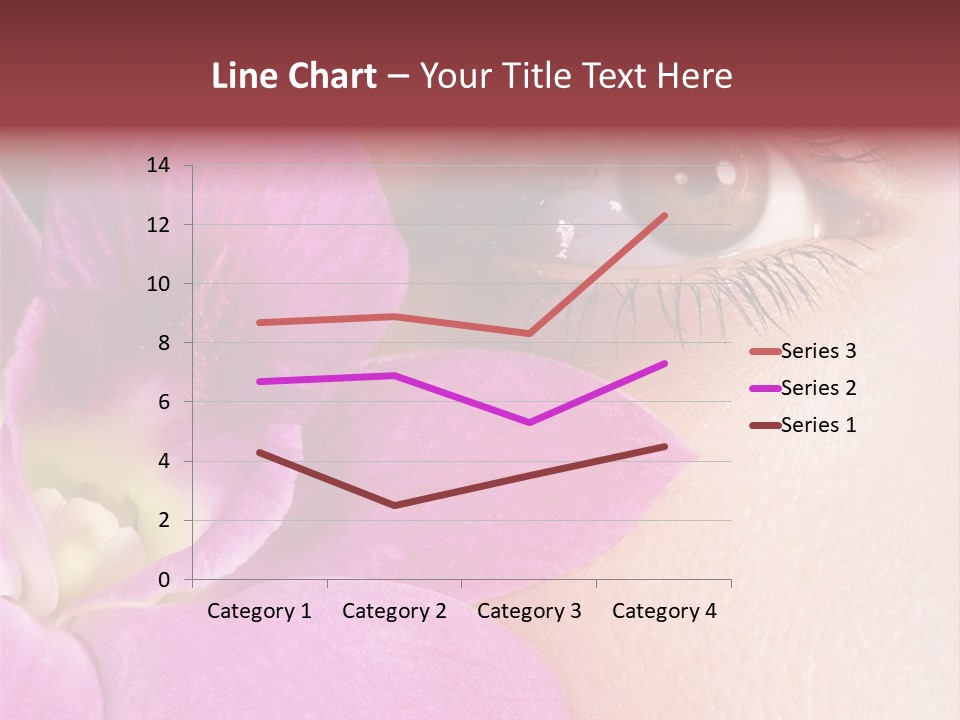 Girl Petal Elegance PowerPoint Template