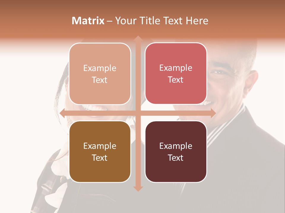 Husband Relationship Pair PowerPoint Template