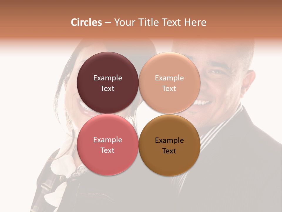 Husband Relationship Pair PowerPoint Template