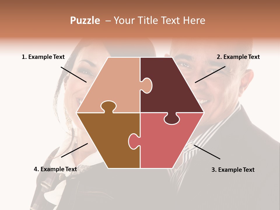 Husband Relationship Pair PowerPoint Template