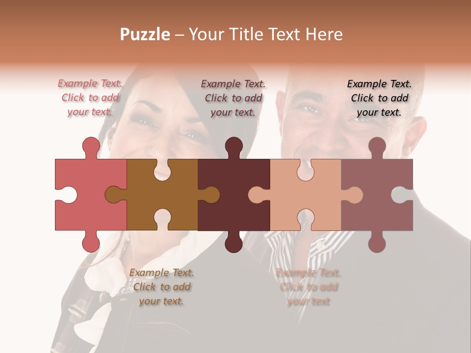 Husband Relationship Pair PowerPoint Template