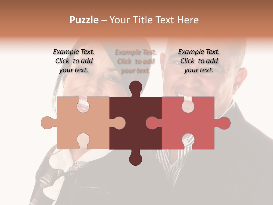 Husband Relationship Pair PowerPoint Template