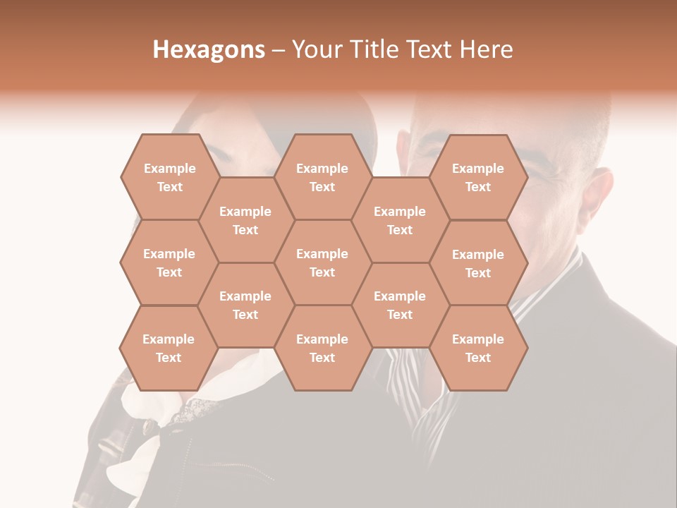 Husband Relationship Pair PowerPoint Template