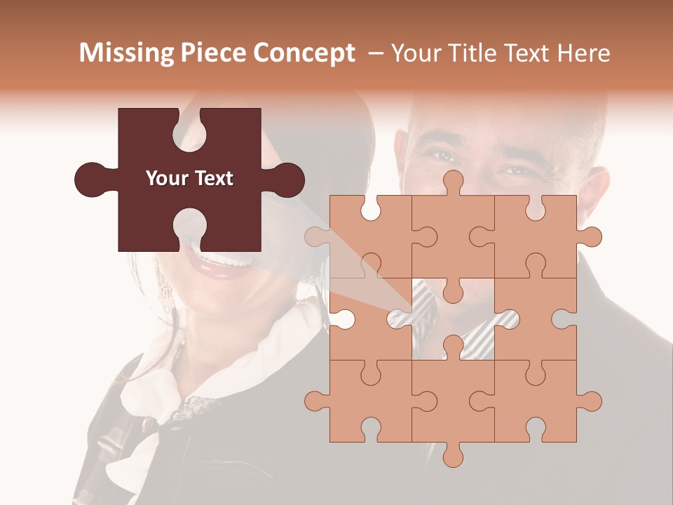 Husband Relationship Pair PowerPoint Template