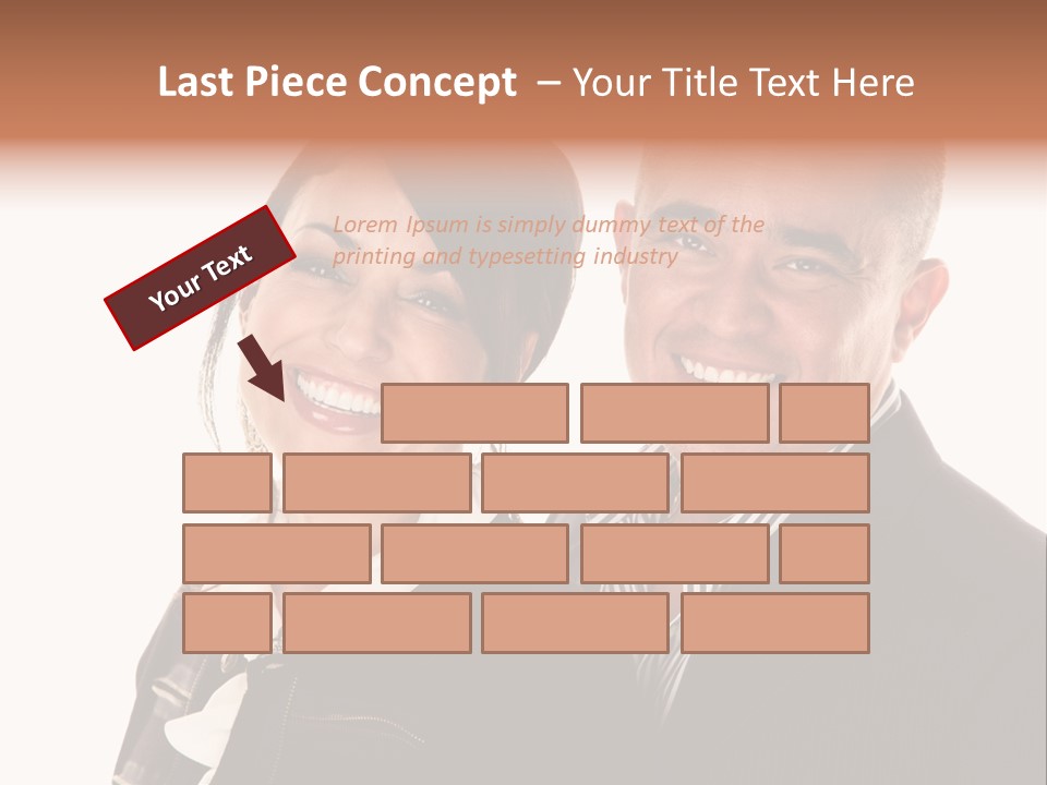 Husband Relationship Pair PowerPoint Template