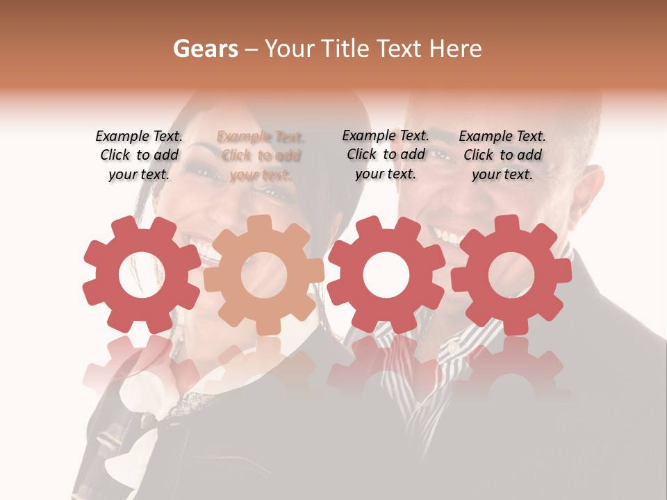 Husband Relationship Pair PowerPoint Template