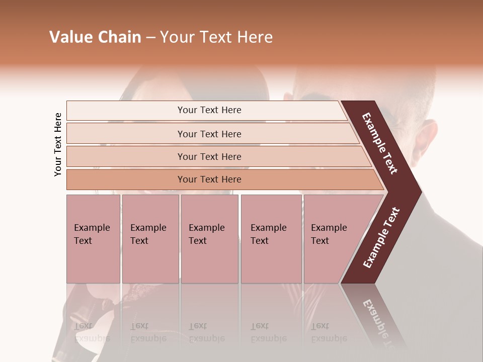 Husband Relationship Pair PowerPoint Template