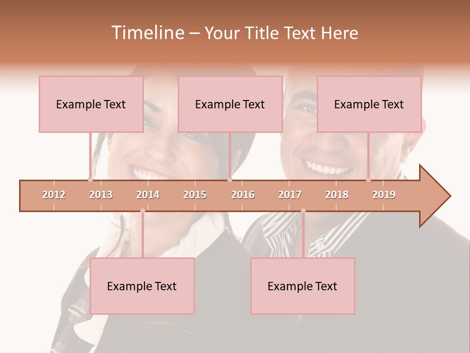 Husband Relationship Pair PowerPoint Template
