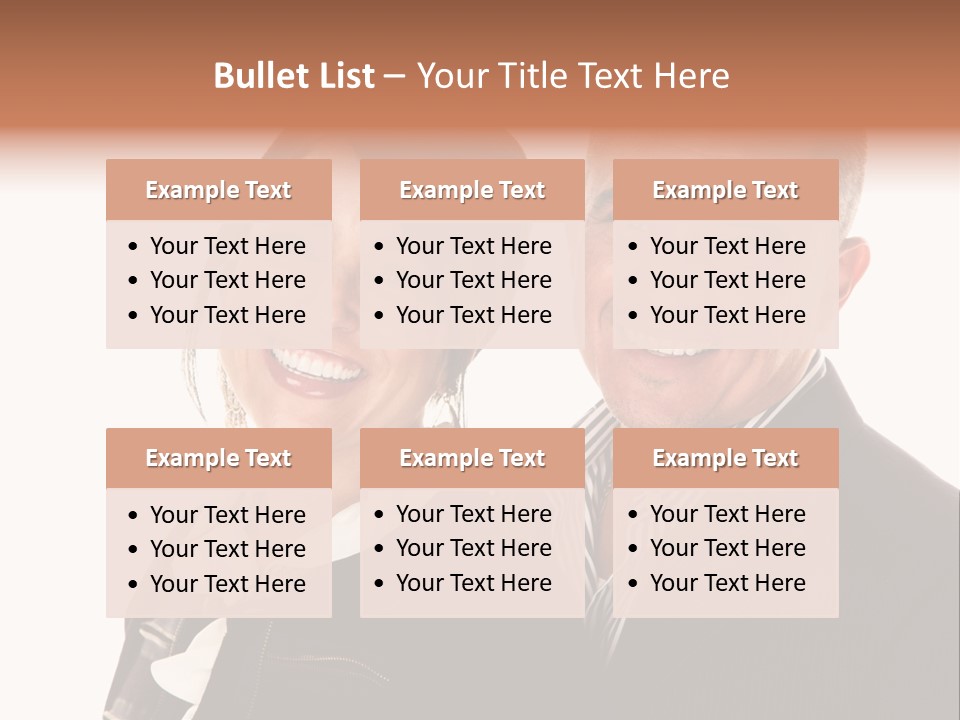Husband Relationship Pair PowerPoint Template