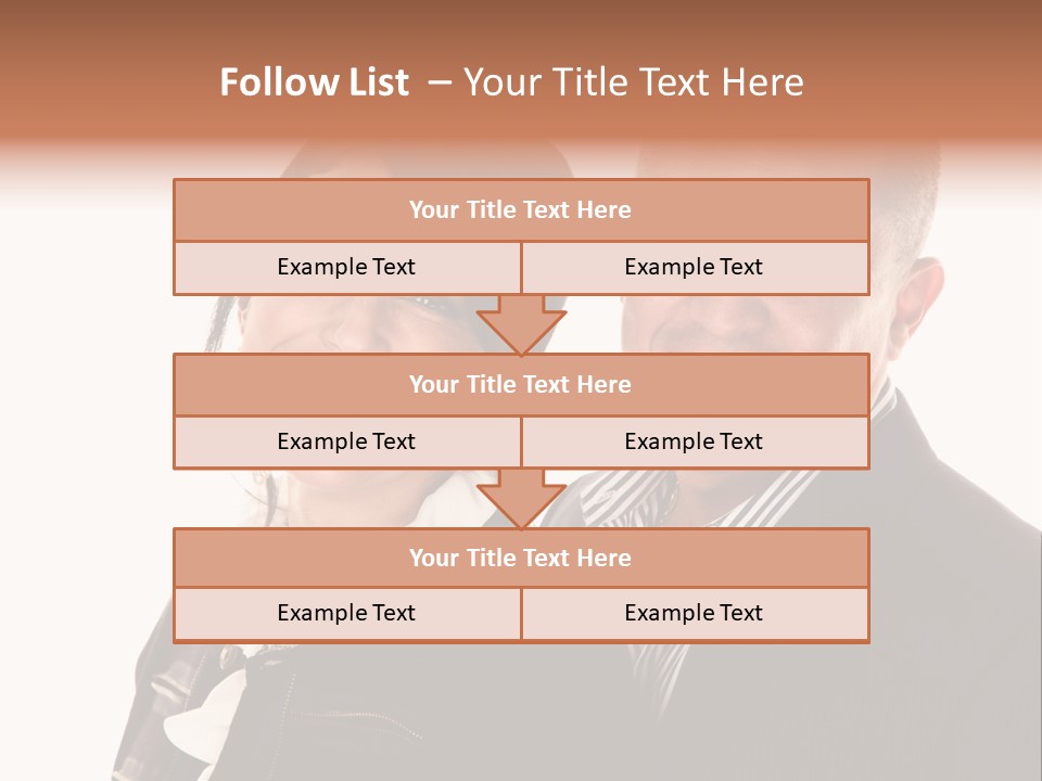 Husband Relationship Pair PowerPoint Template