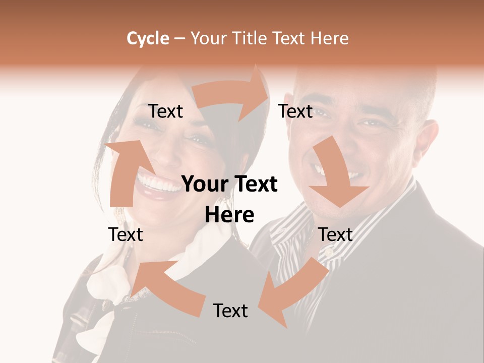 Husband Relationship Pair PowerPoint Template