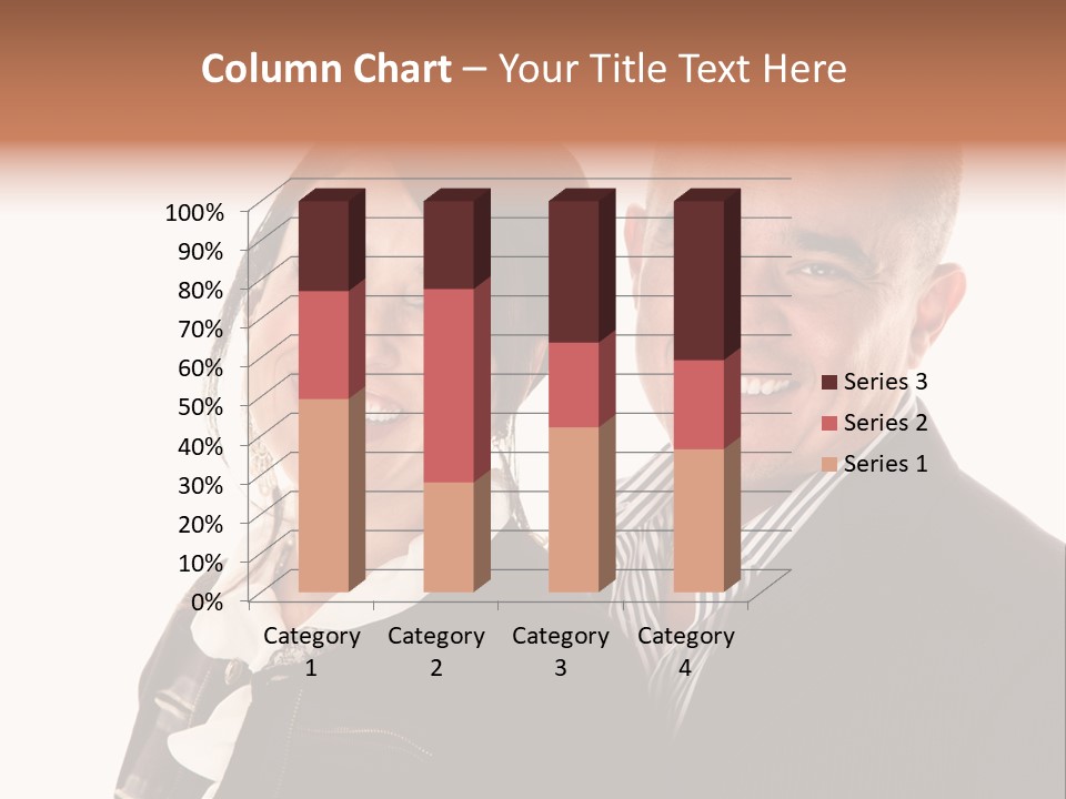 Husband Relationship Pair PowerPoint Template