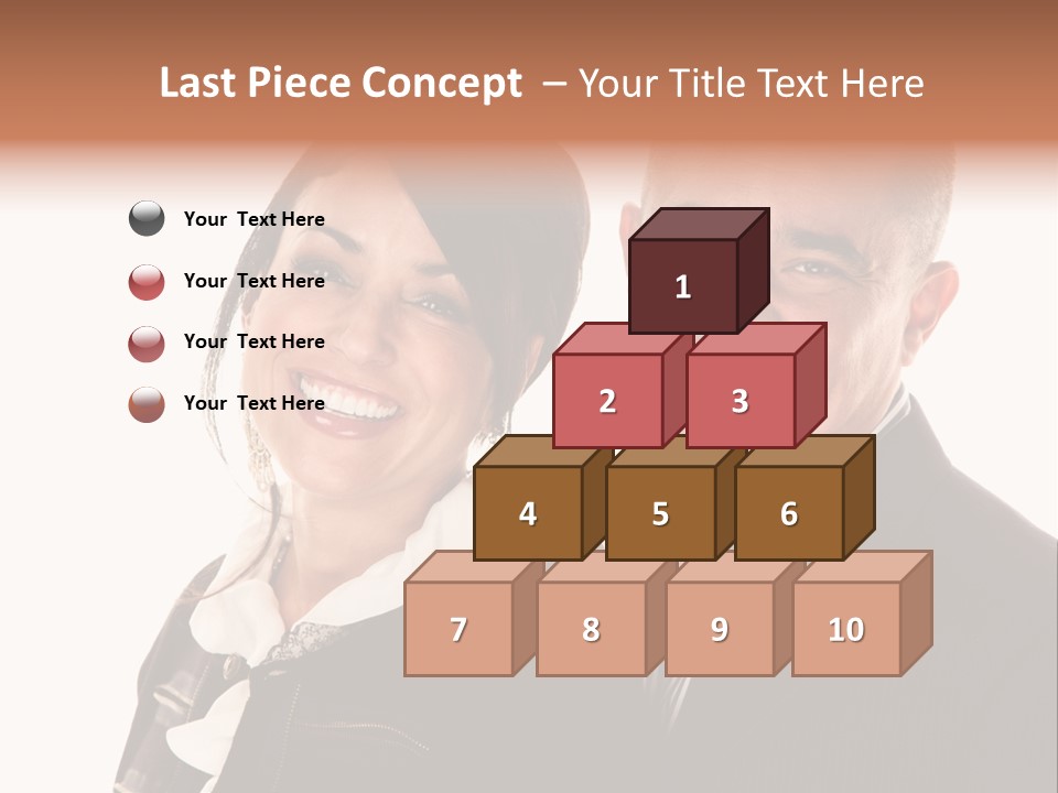 Husband Relationship Pair PowerPoint Template