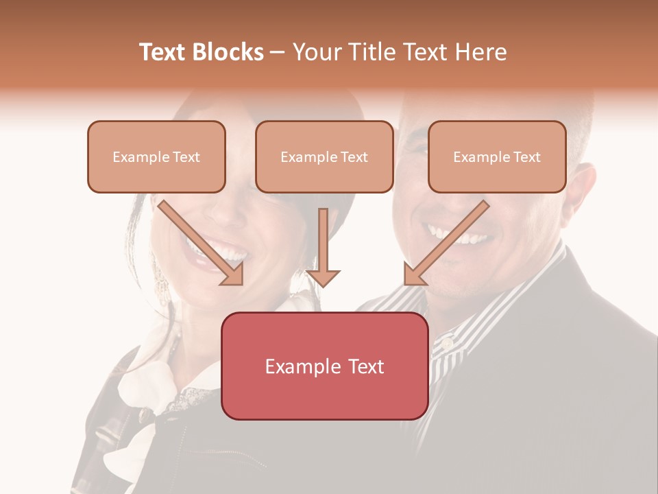Husband Relationship Pair PowerPoint Template