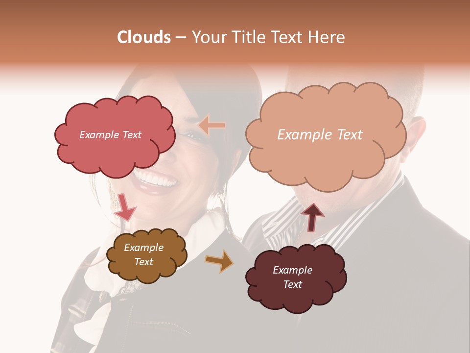 Husband Relationship Pair PowerPoint Template