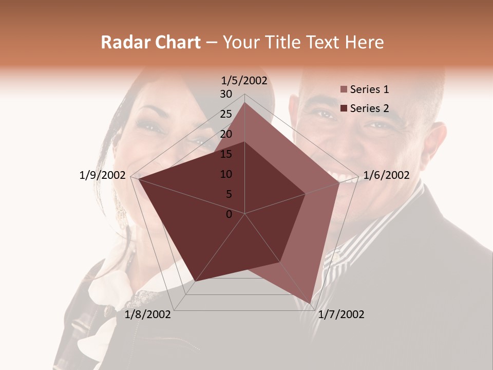 Husband Relationship Pair PowerPoint Template