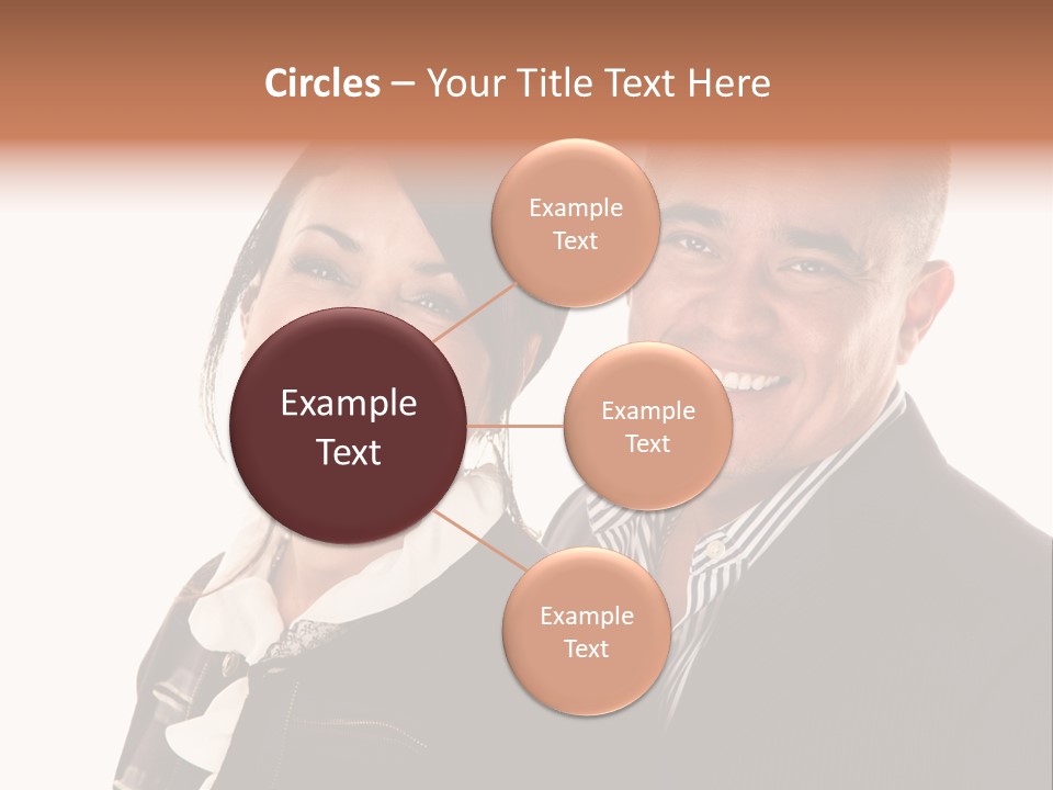 Husband Relationship Pair PowerPoint Template