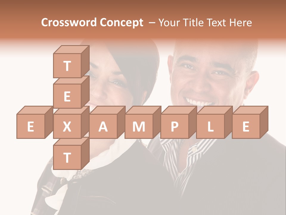 Husband Relationship Pair PowerPoint Template