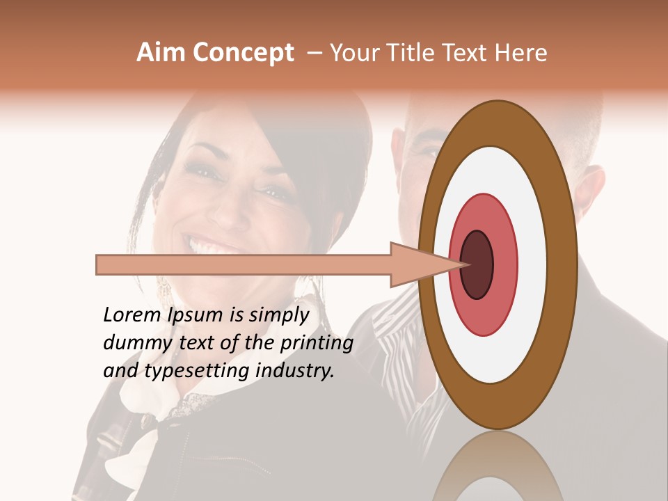 Husband Relationship Pair PowerPoint Template