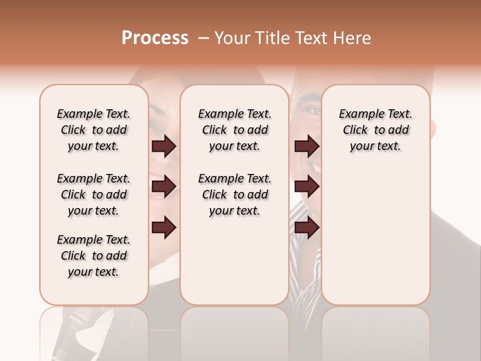 Husband Relationship Pair PowerPoint Template