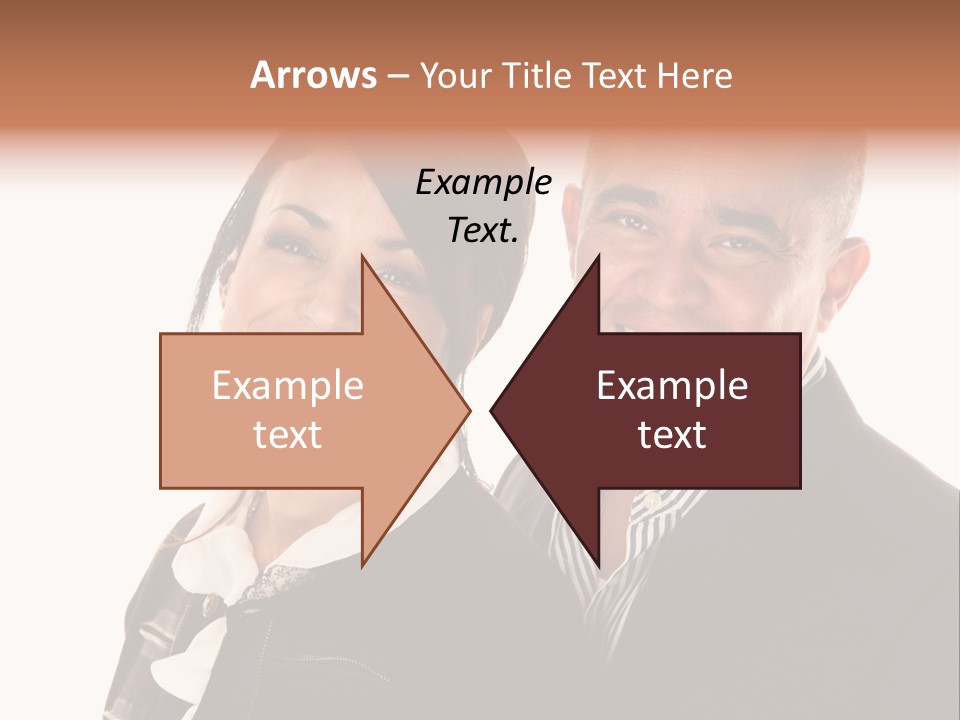 Husband Relationship Pair PowerPoint Template