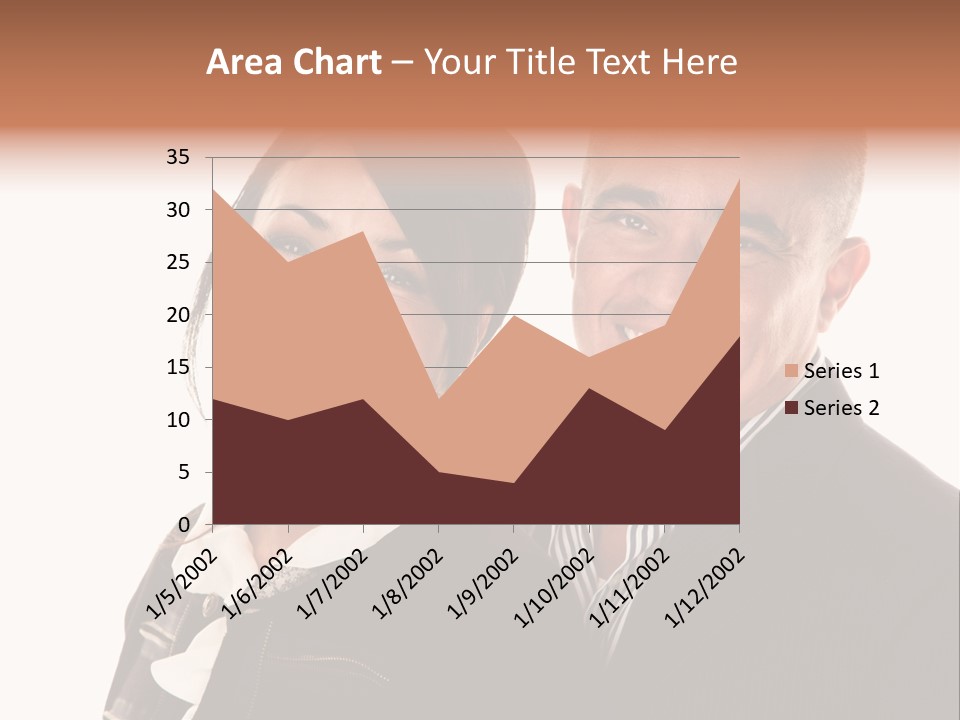 Husband Relationship Pair PowerPoint Template