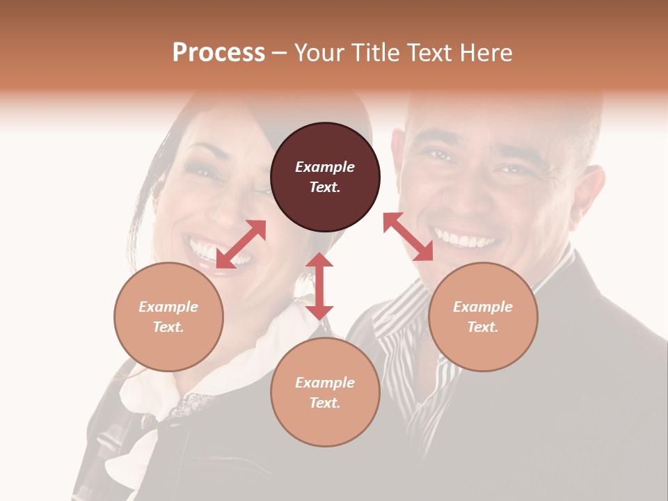 Husband Relationship Pair PowerPoint Template