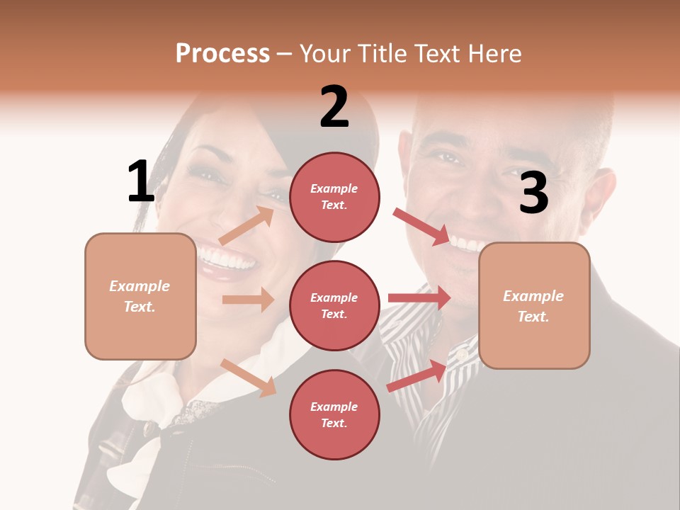 Husband Relationship Pair PowerPoint Template