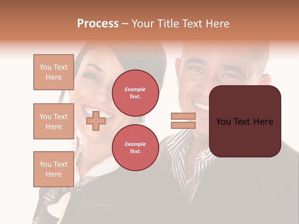 Husband Relationship Pair PowerPoint Template