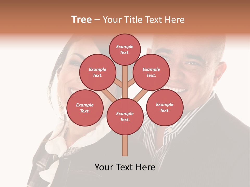 Husband Relationship Pair PowerPoint Template