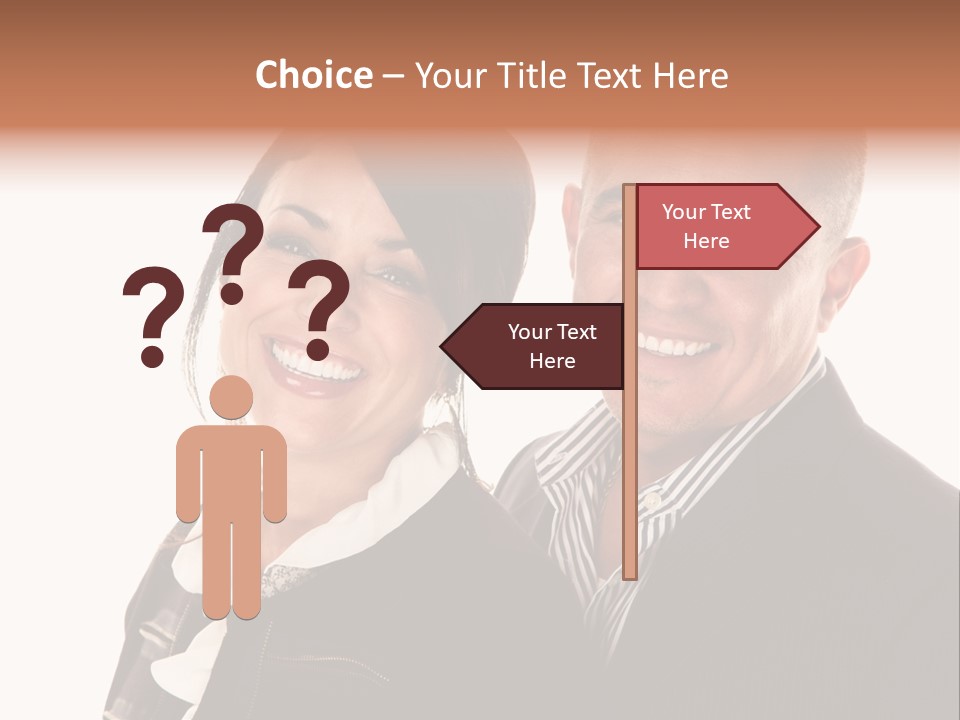 Husband Relationship Pair PowerPoint Template
