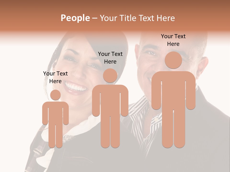 Husband Relationship Pair PowerPoint Template