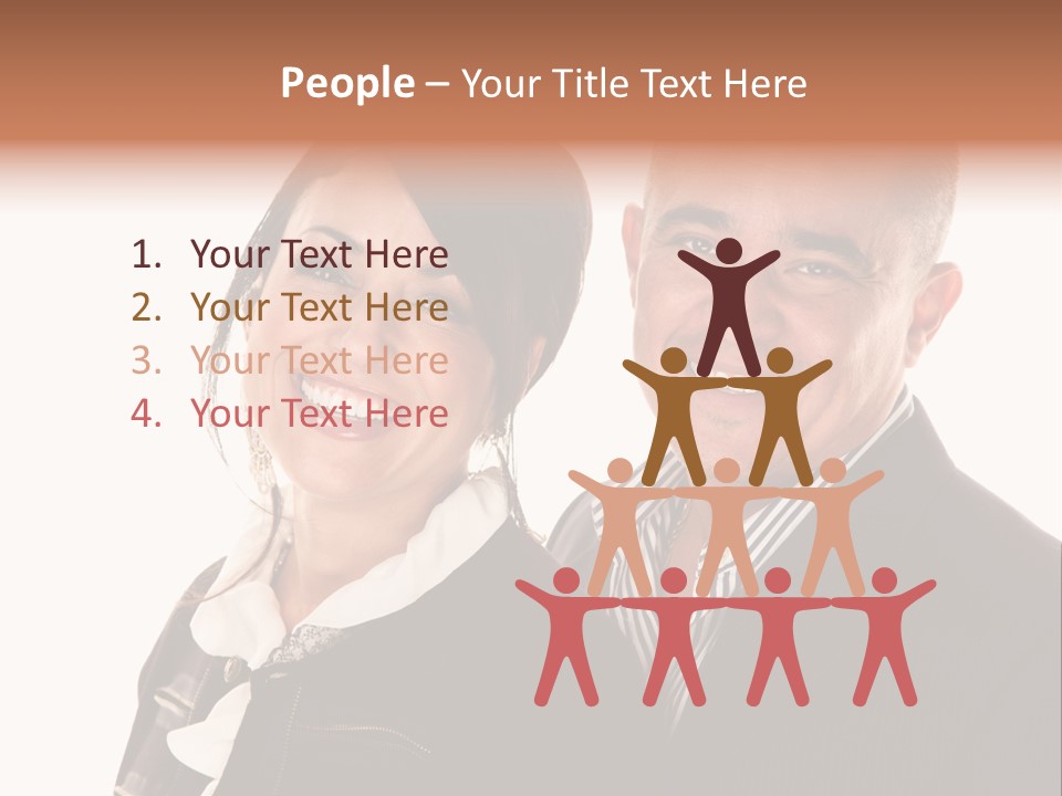 Husband Relationship Pair PowerPoint Template