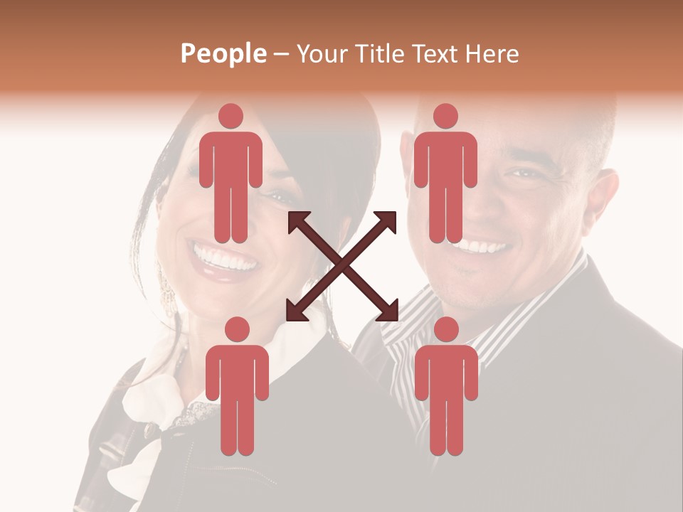 Husband Relationship Pair PowerPoint Template