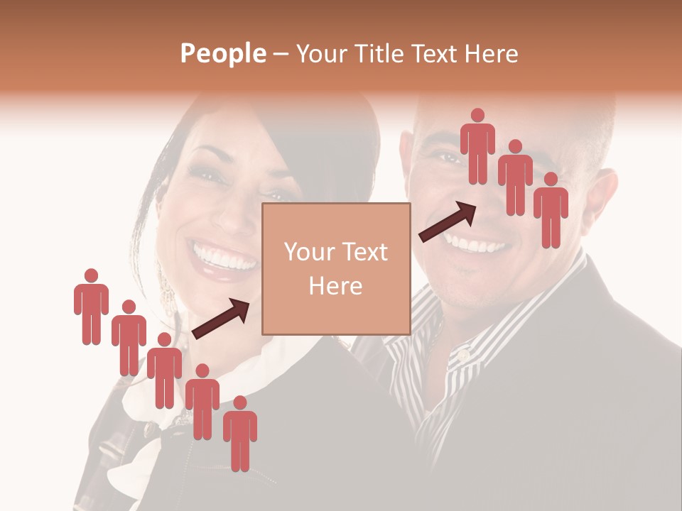 Husband Relationship Pair PowerPoint Template