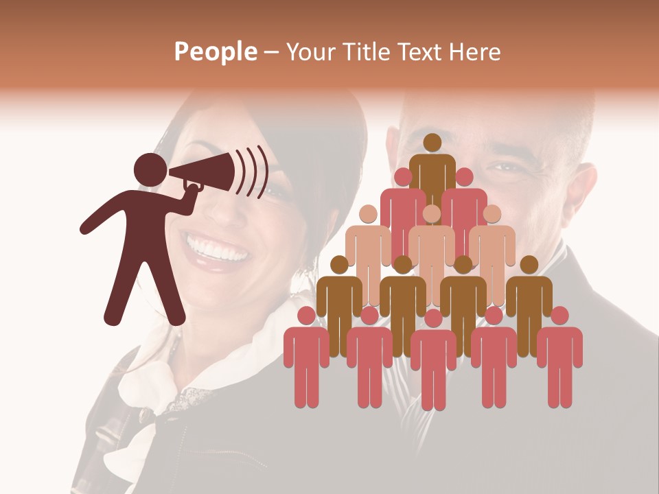 Husband Relationship Pair PowerPoint Template