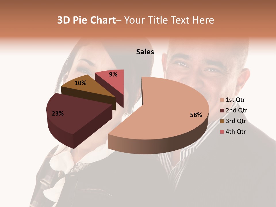 Husband Relationship Pair PowerPoint Template