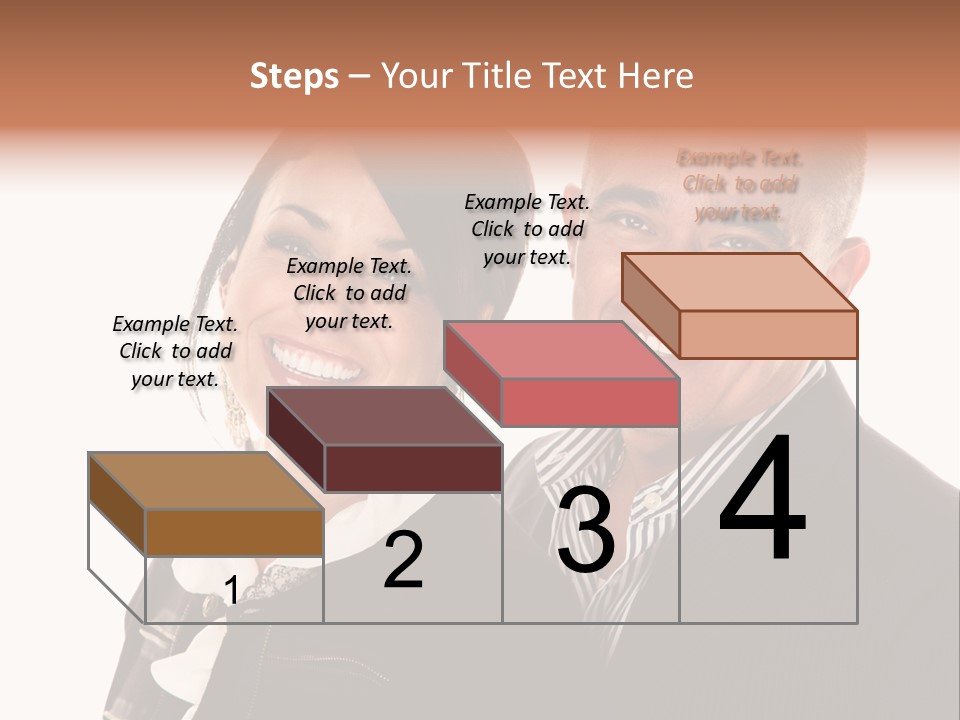 Husband Relationship Pair PowerPoint Template