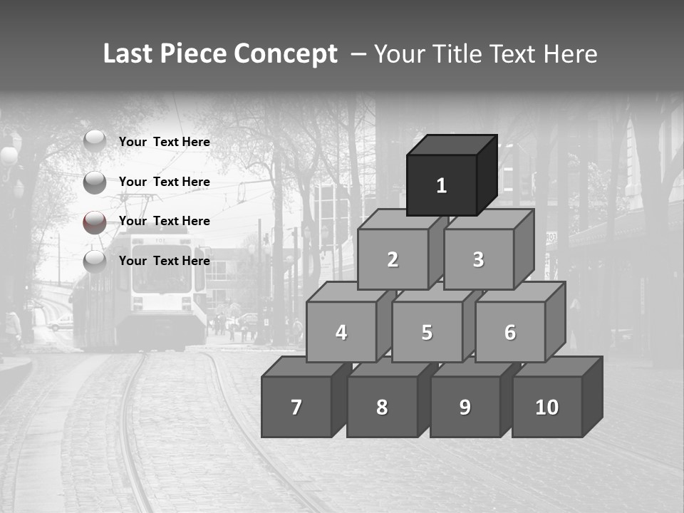 Downtown Electric Transportation PowerPoint Template