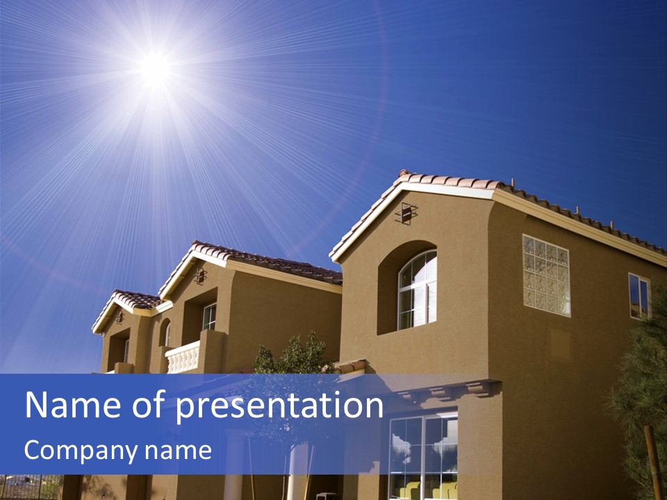 Expensive Property Suburban PowerPoint Template