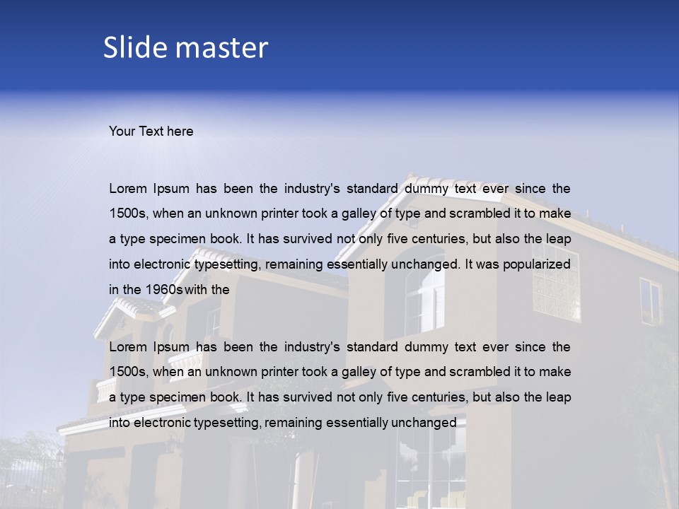 Expensive Property Suburban PowerPoint Template