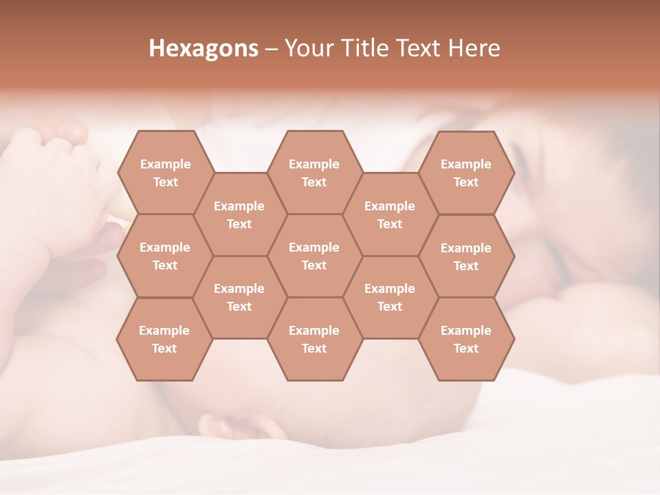 Woman Happiness Offspring PowerPoint Template