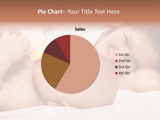 Woman Happiness Offspring PowerPoint Template