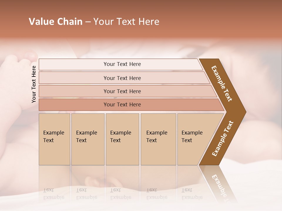 Woman Happiness Offspring PowerPoint Template