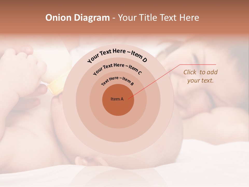 Woman Happiness Offspring PowerPoint Template